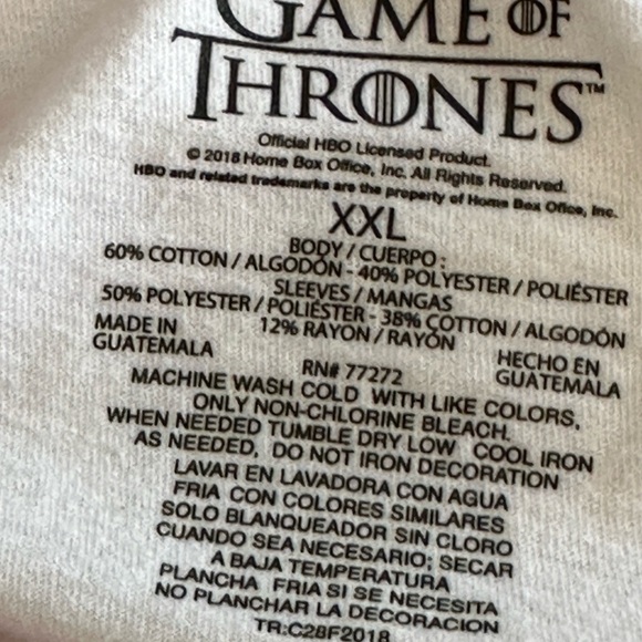 GAMES OF THRONES I’M NOT YOUR LITTLE PRINCESS WOMANS T SHIRT SZXXL - Picture 11 of 12